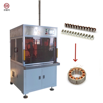 SMG Stator Winding Welding Machine For Variable Frequency Air Conditioning Plastic Encapsulated Motor Stator Coil Welding